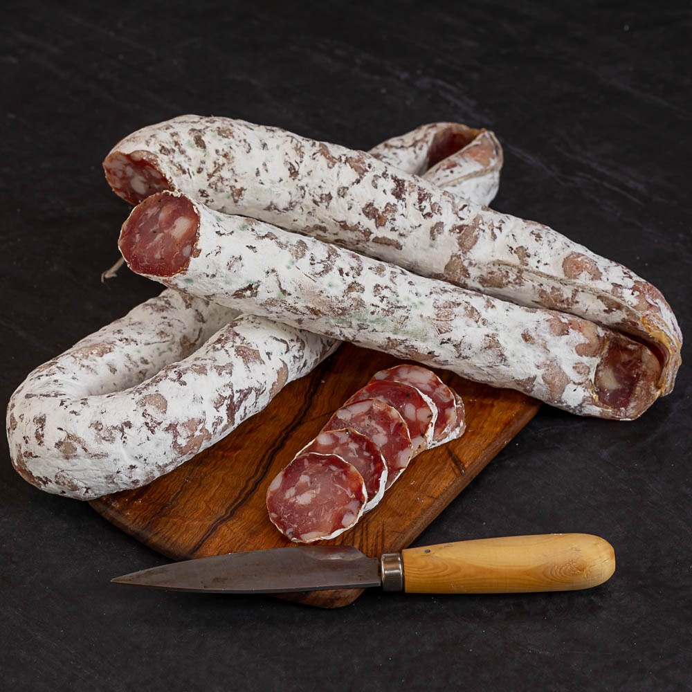 Saucisson pur porc artisanal– Viandes des Prés